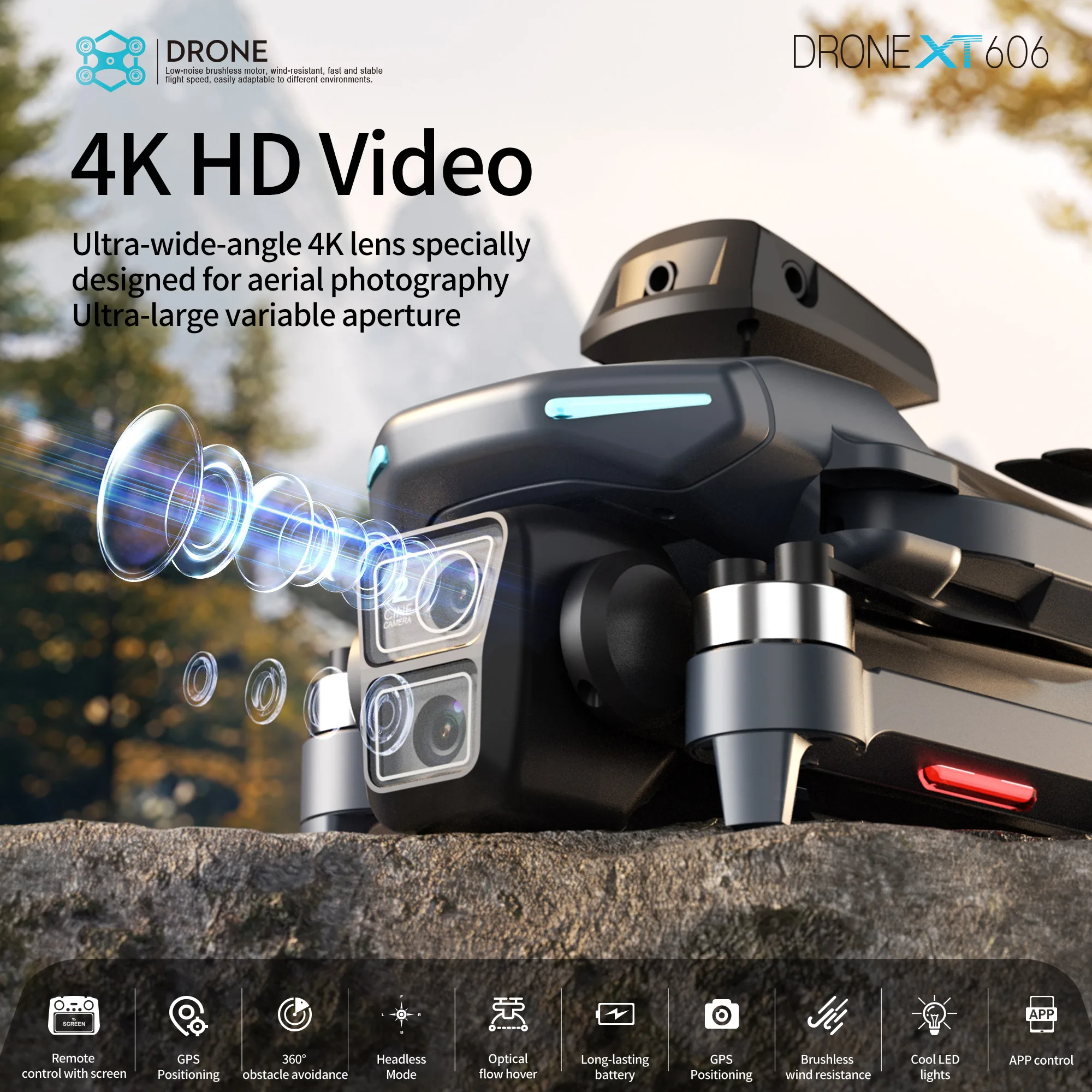 XT606 MAX GPS Drone 4k Profess - Drone Surveying review and price